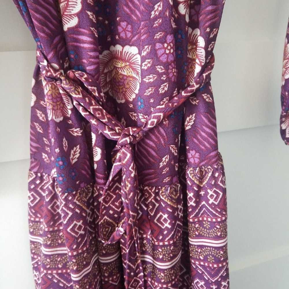 1960's Boho Hippy Long-Sleeve Dress - image 5