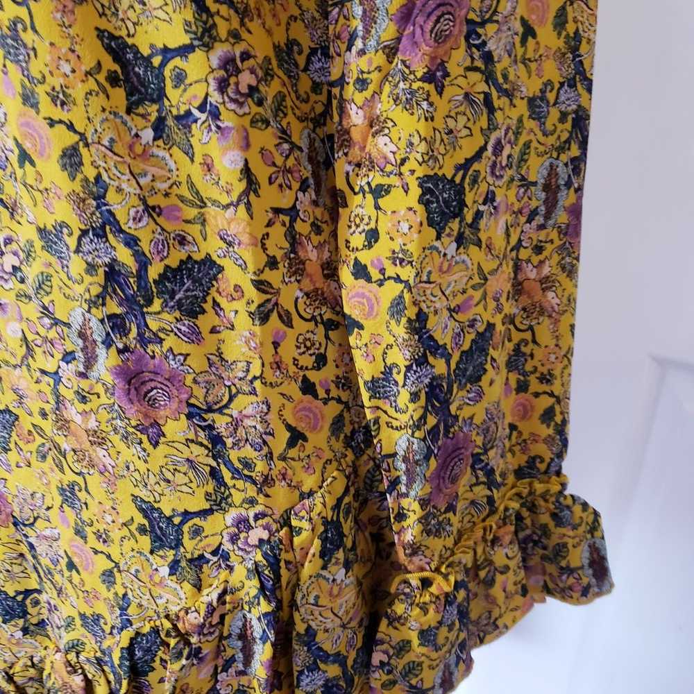 Madewell x Karen Walker Silk Floral Loretta Dress… - image 4