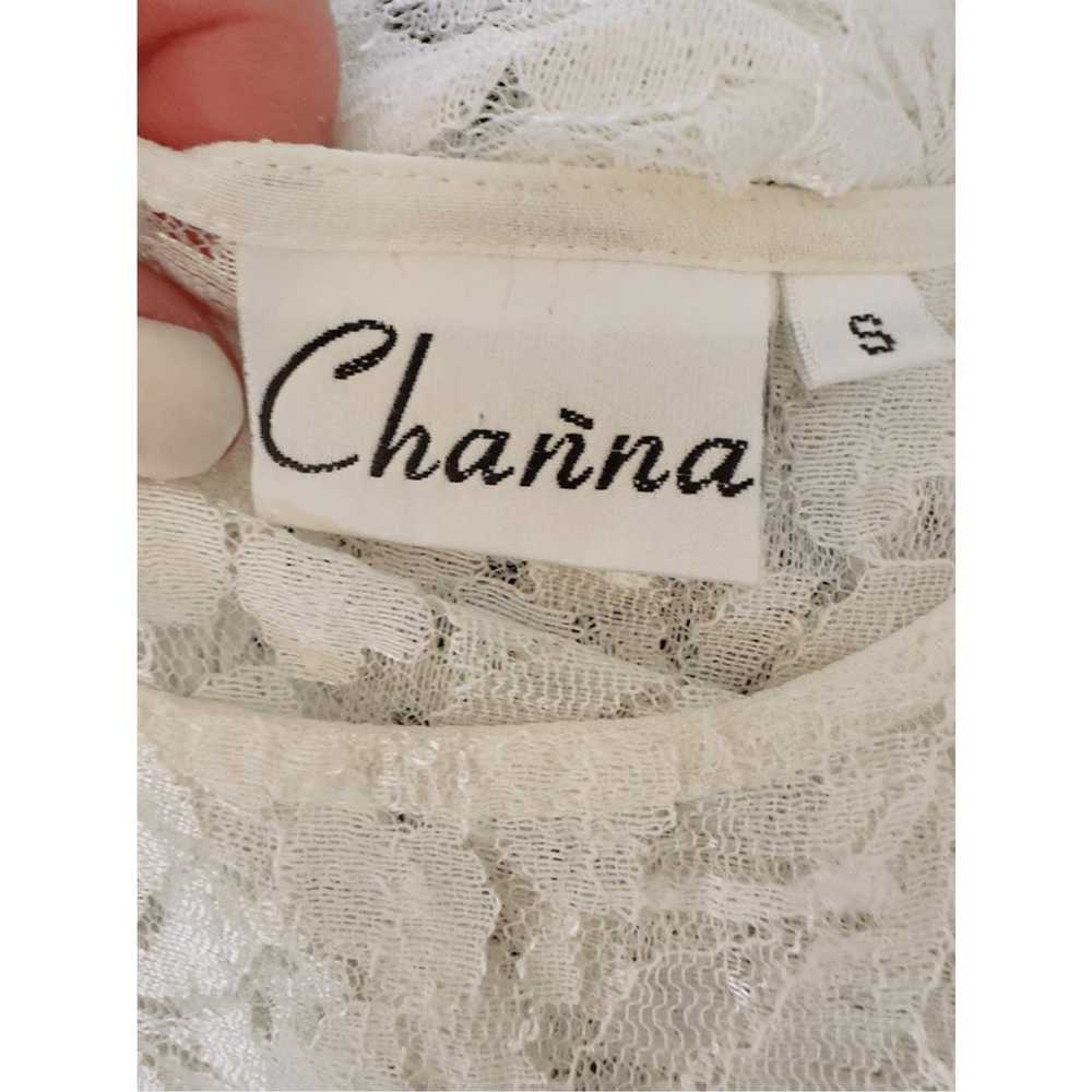 Channa Vintage Rayon White Lace Sleeveless Maxi D… - image 10