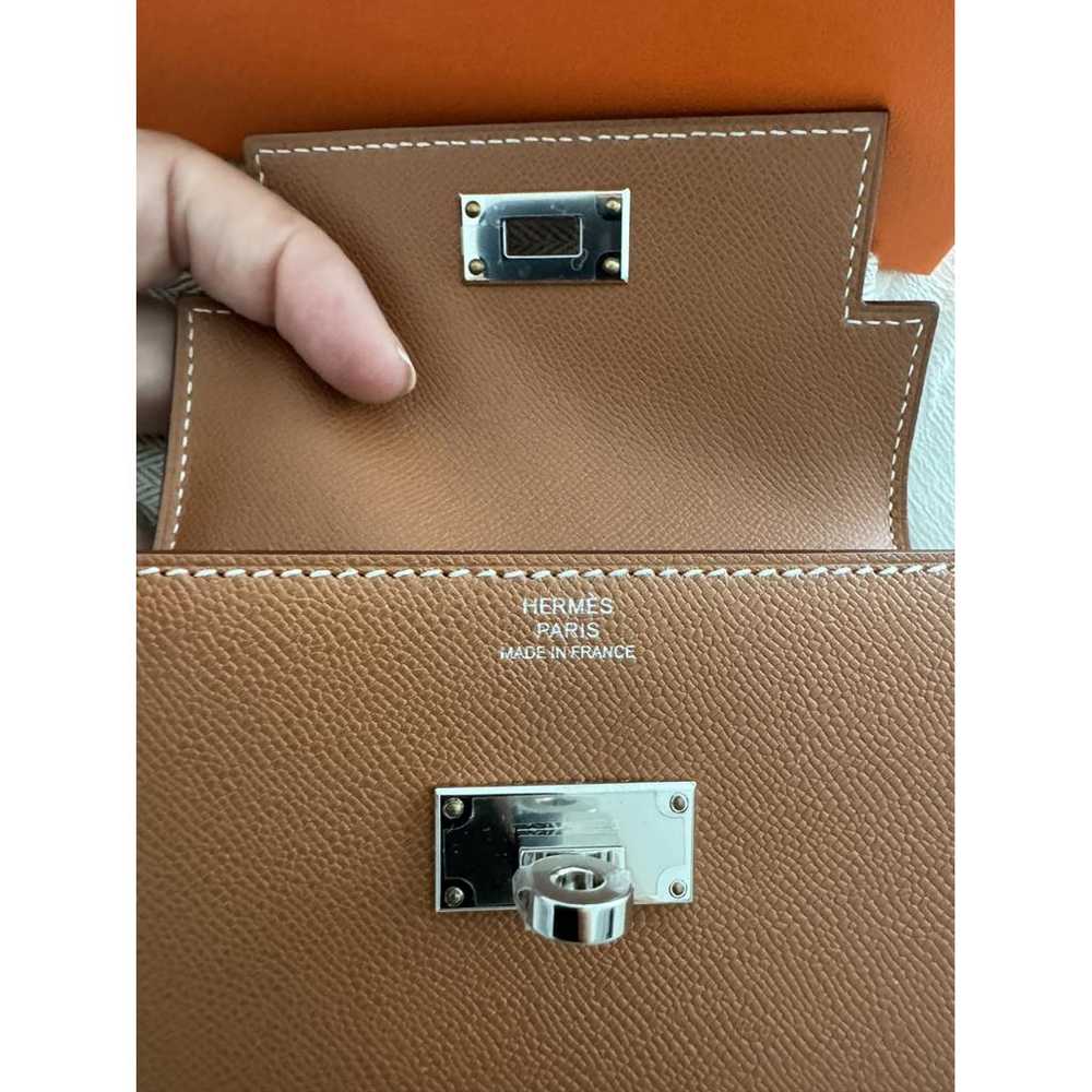Hermès Kelly leather purse - image 10