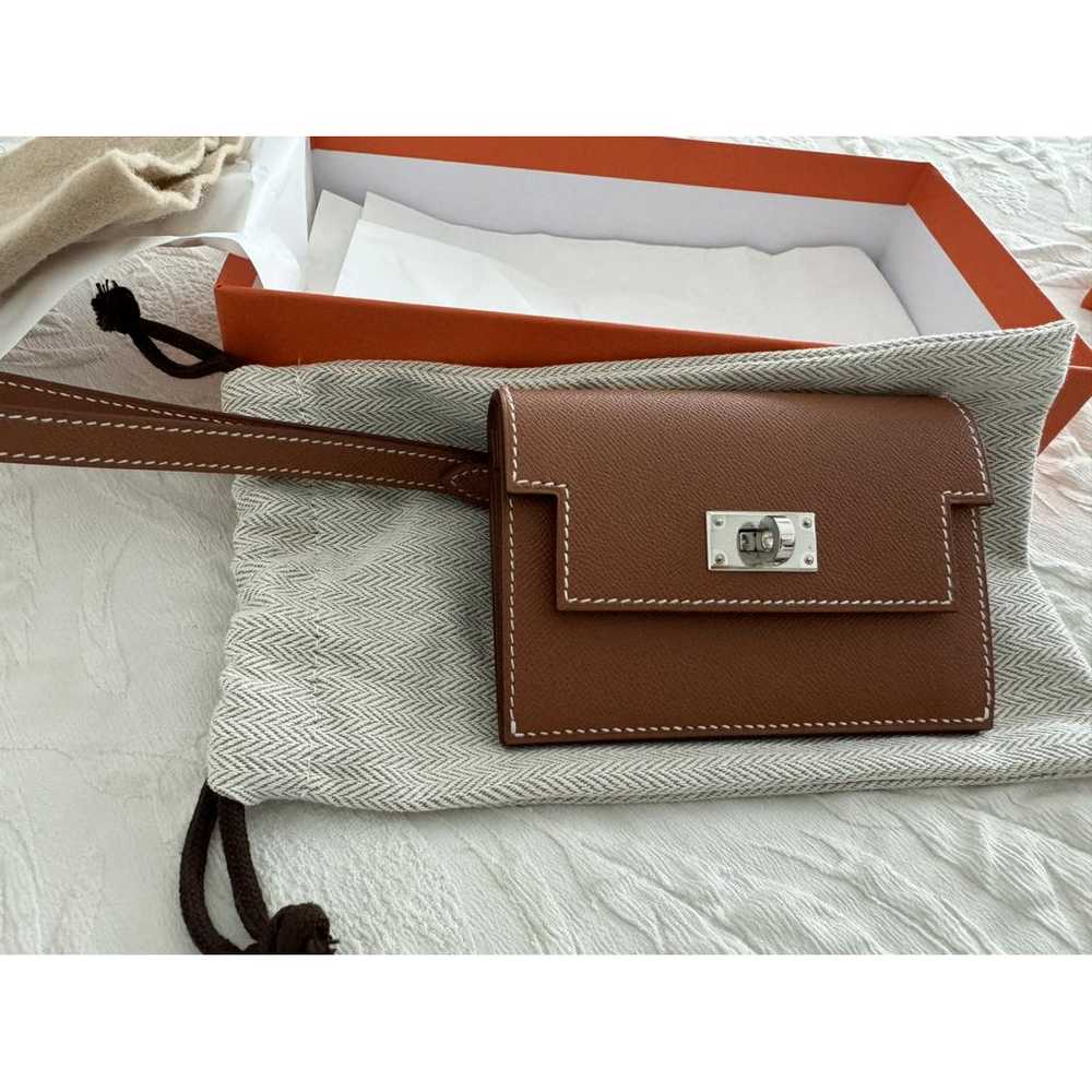 Hermès Kelly leather purse - image 3
