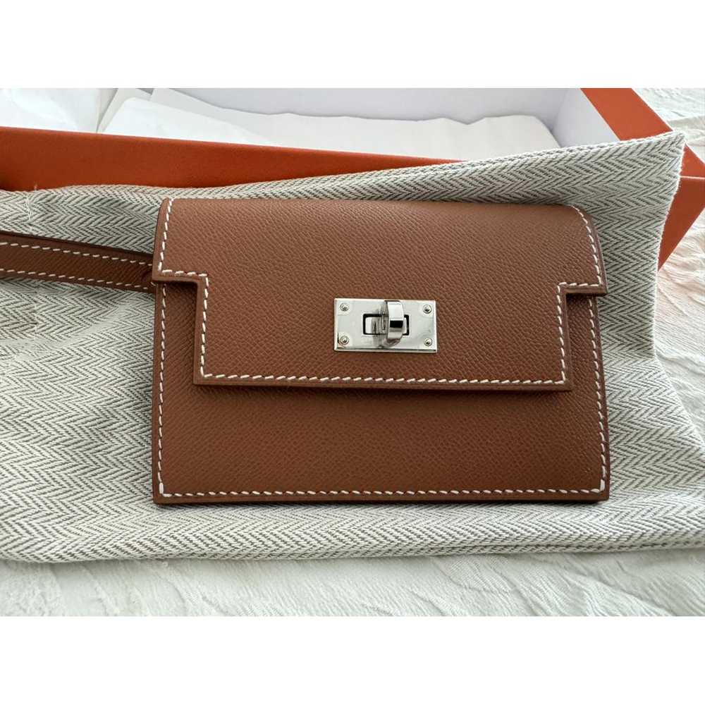 Hermès Kelly leather purse - image 4