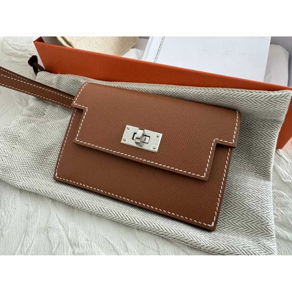 Hermès Kelly leather purse - image 5