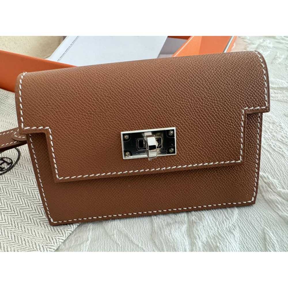 Hermès Kelly leather purse - image 7
