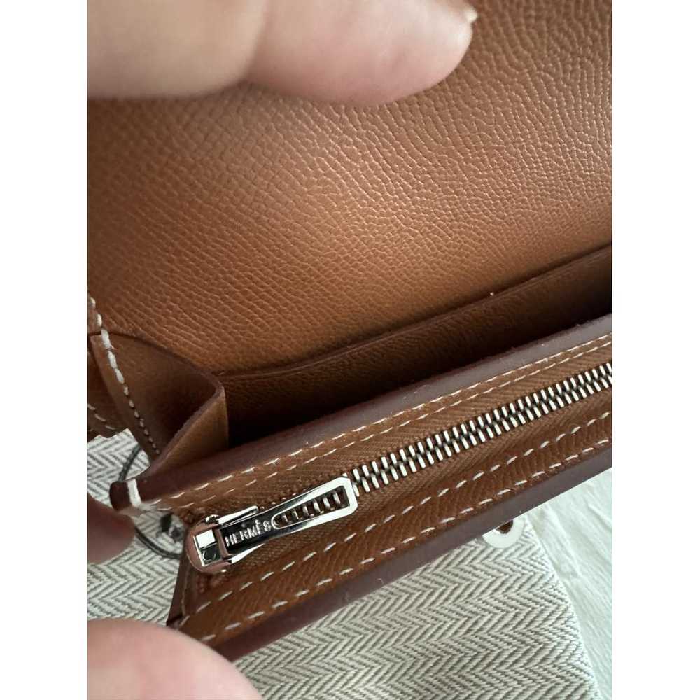 Hermès Kelly leather purse - image 8