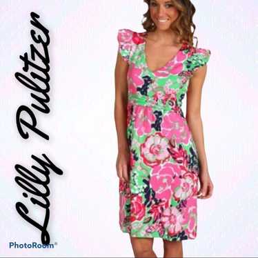 LILLY PULITZER Floral "Cherry” Dress