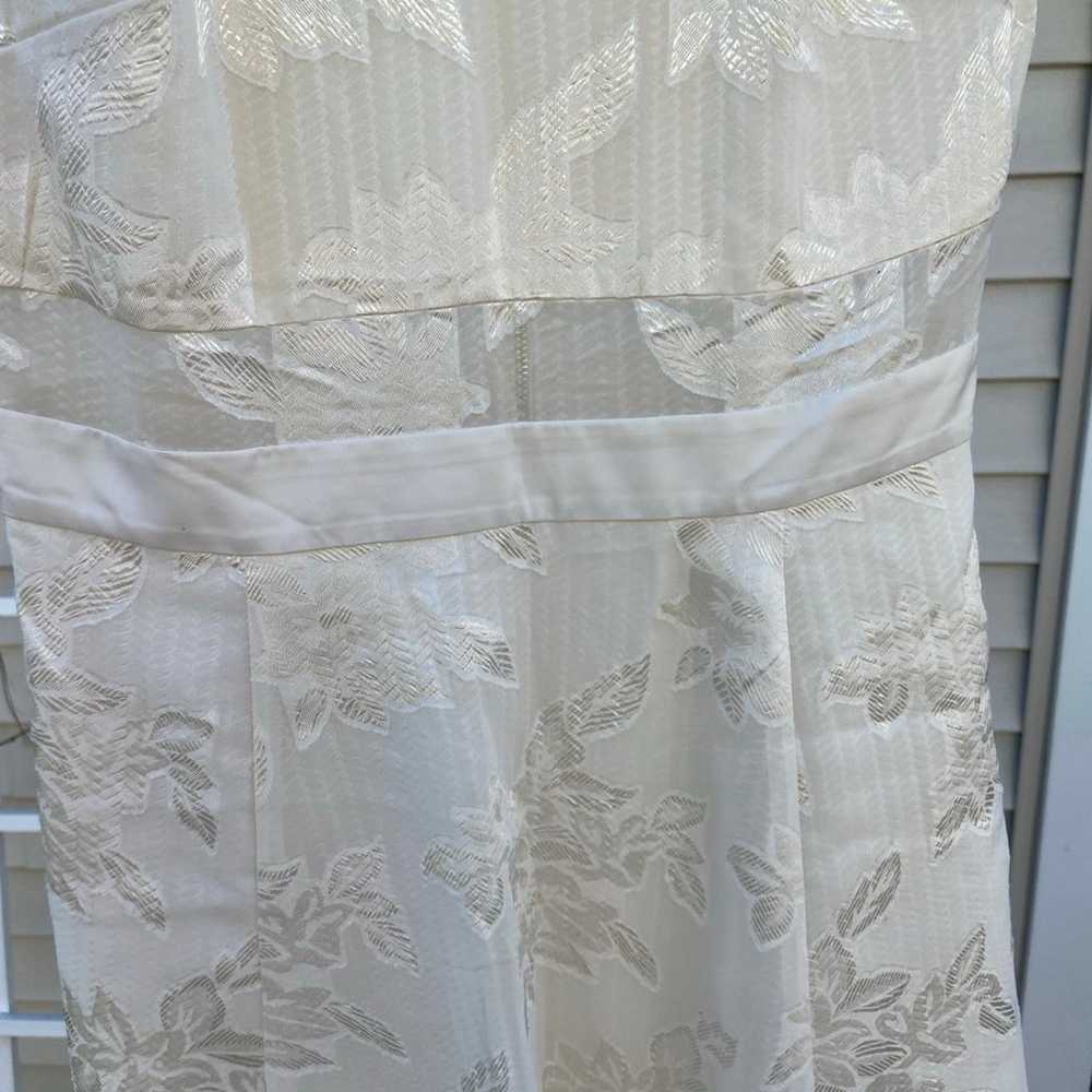 EUC Rachel Roy Midi Ivory Dress Size 4 S/XS - image 10