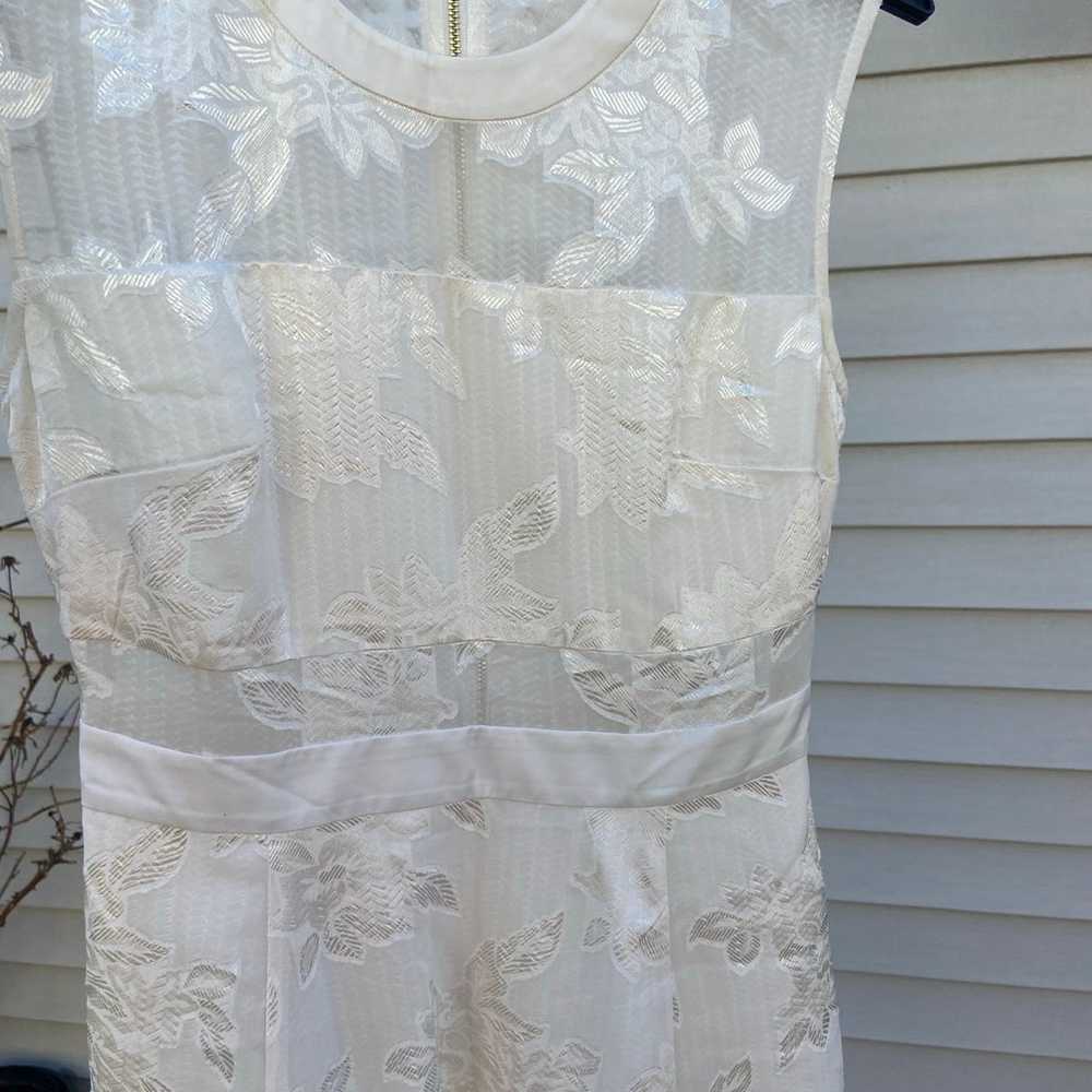 EUC Rachel Roy Midi Ivory Dress Size 4 S/XS - image 4
