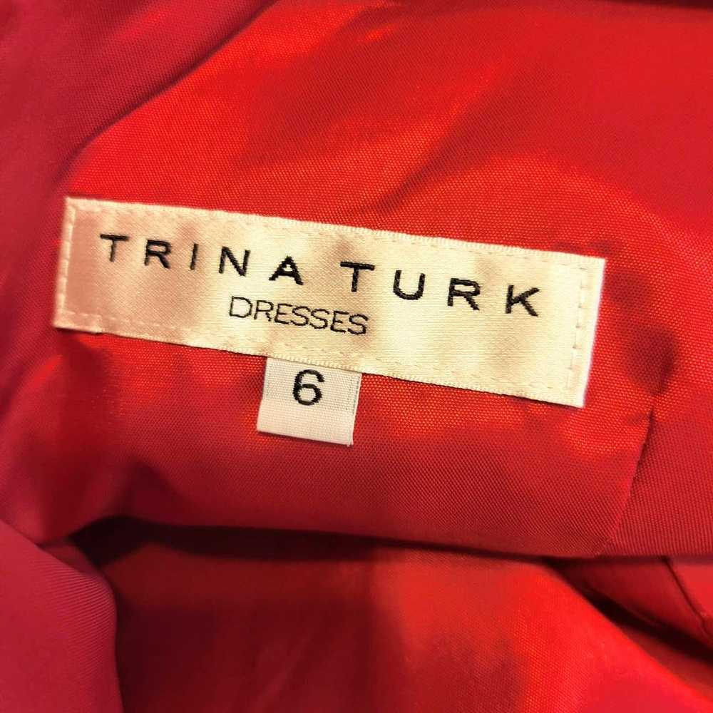 Trina Turk Dress Women's 6 Candy Wrapper Dress Pi… - image 9