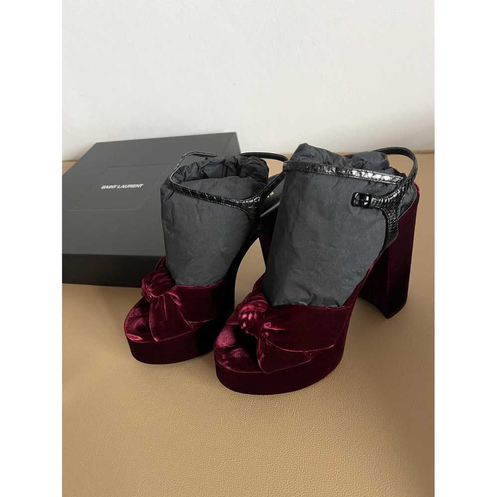 Saint Laurent Velvet mules & clogs - image 2