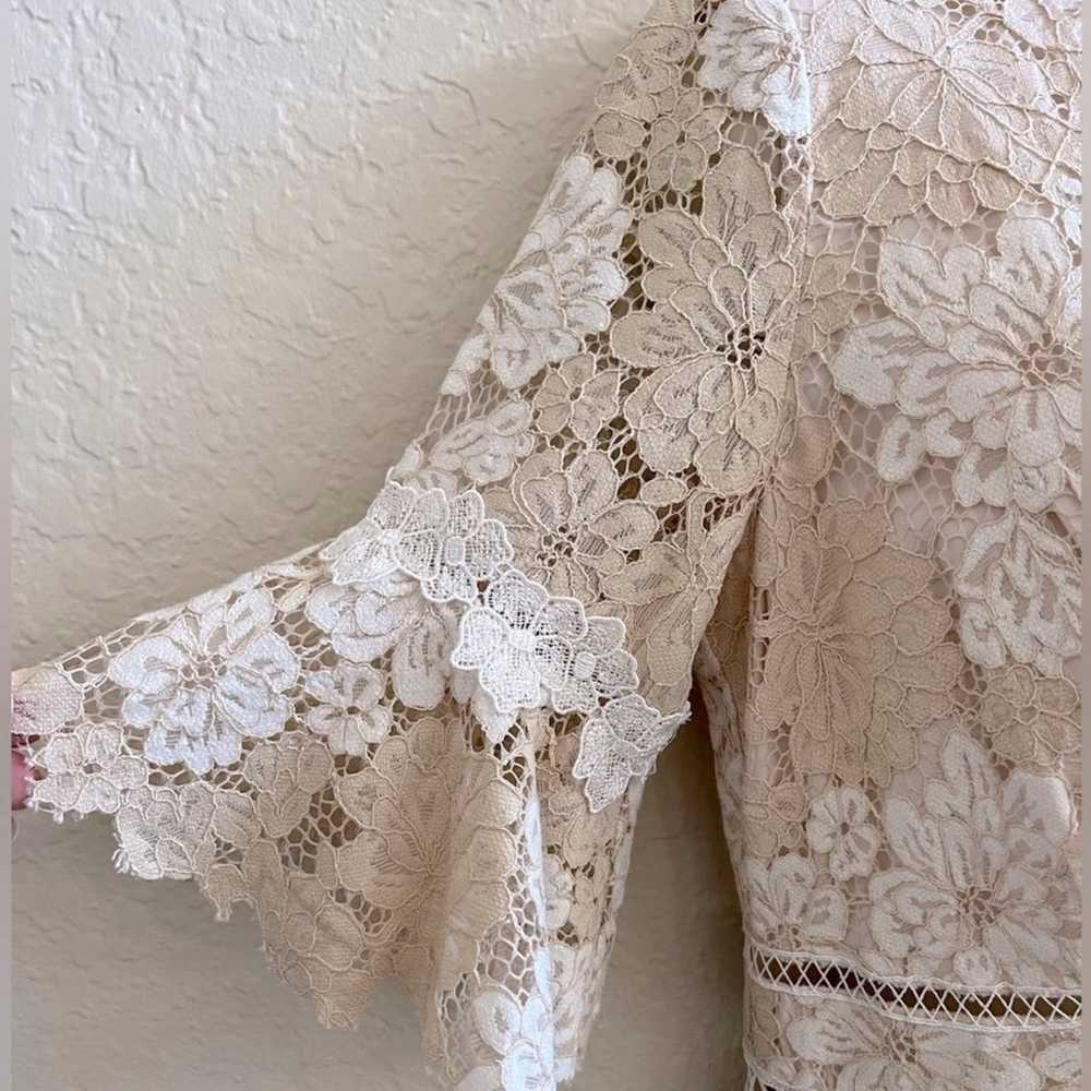 Saylor Ruffle Lace Maggy Midi Dress Ruffle Sleeve… - image 5