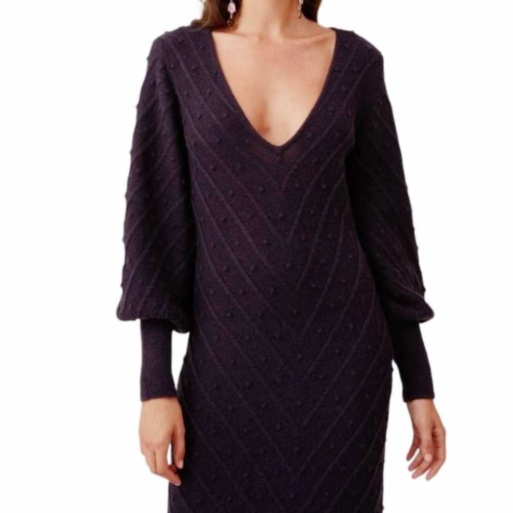 Keepsake The Label Melody Knit Sweater Dress Midn… - image 8