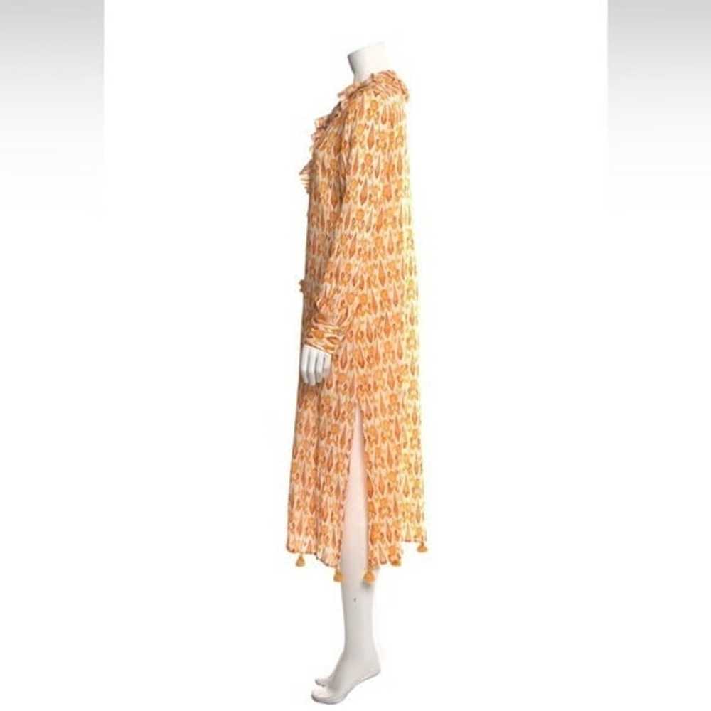 Figue Seralina caftan orange yellow batik ikat ru… - image 2