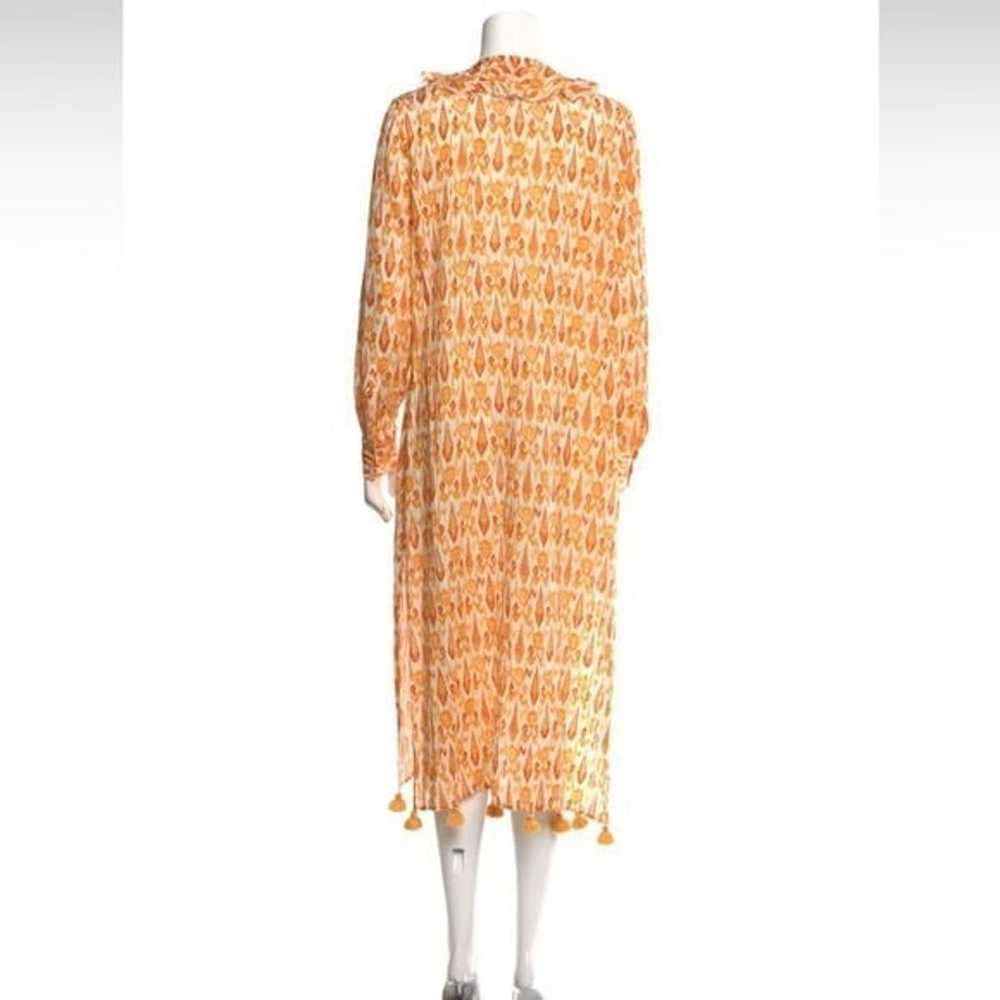 Figue Seralina caftan orange yellow batik ikat ru… - image 3