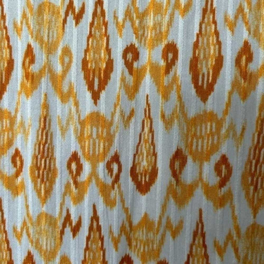 Figue Seralina caftan orange yellow batik ikat ru… - image 9