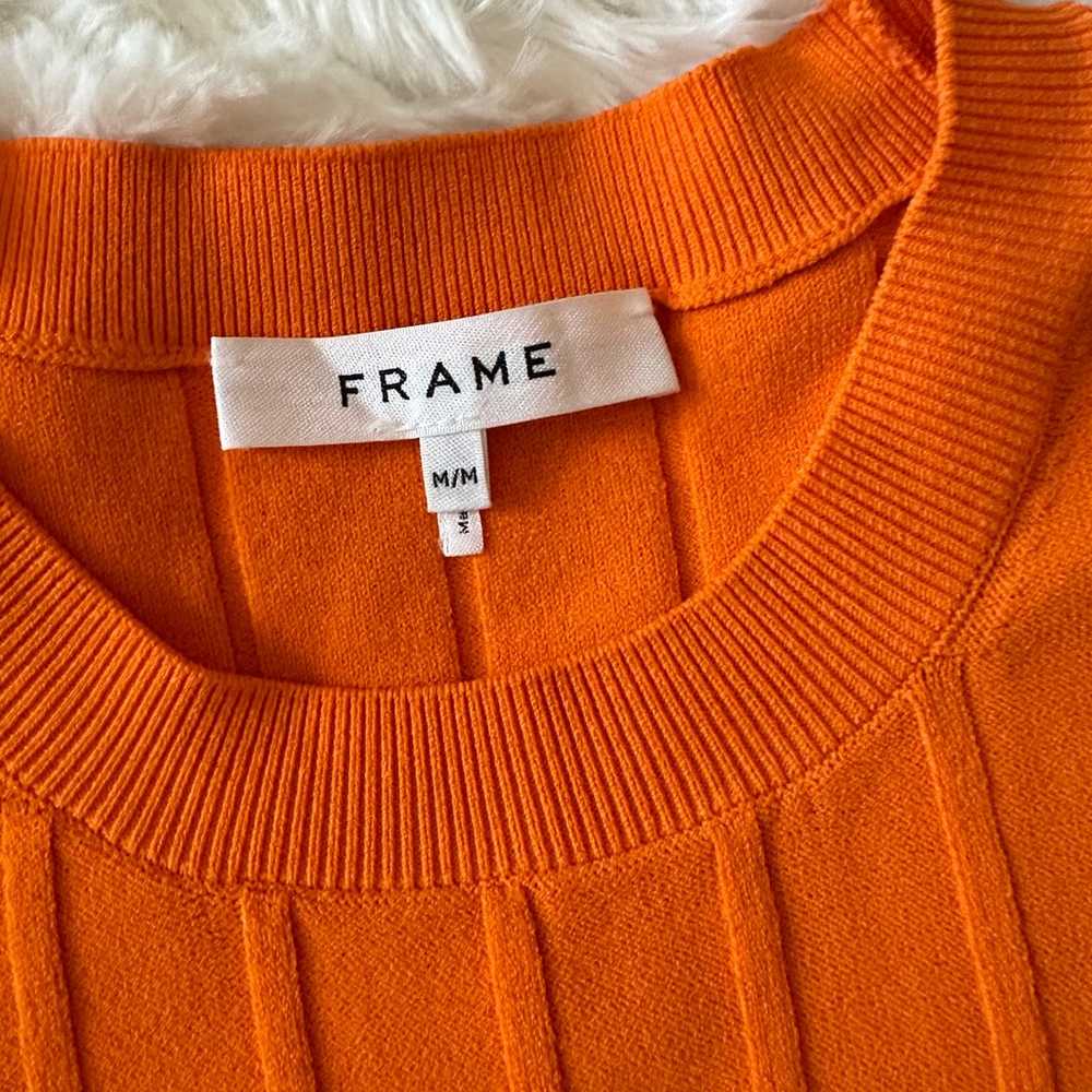 Frame - Ribbed-knit midi dress size M - image 10