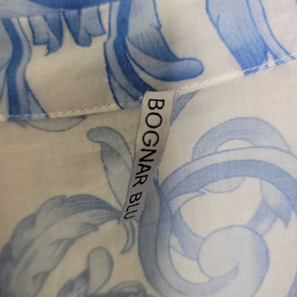 Bognar Blu Italy cotton floral button maxi dress - image 3