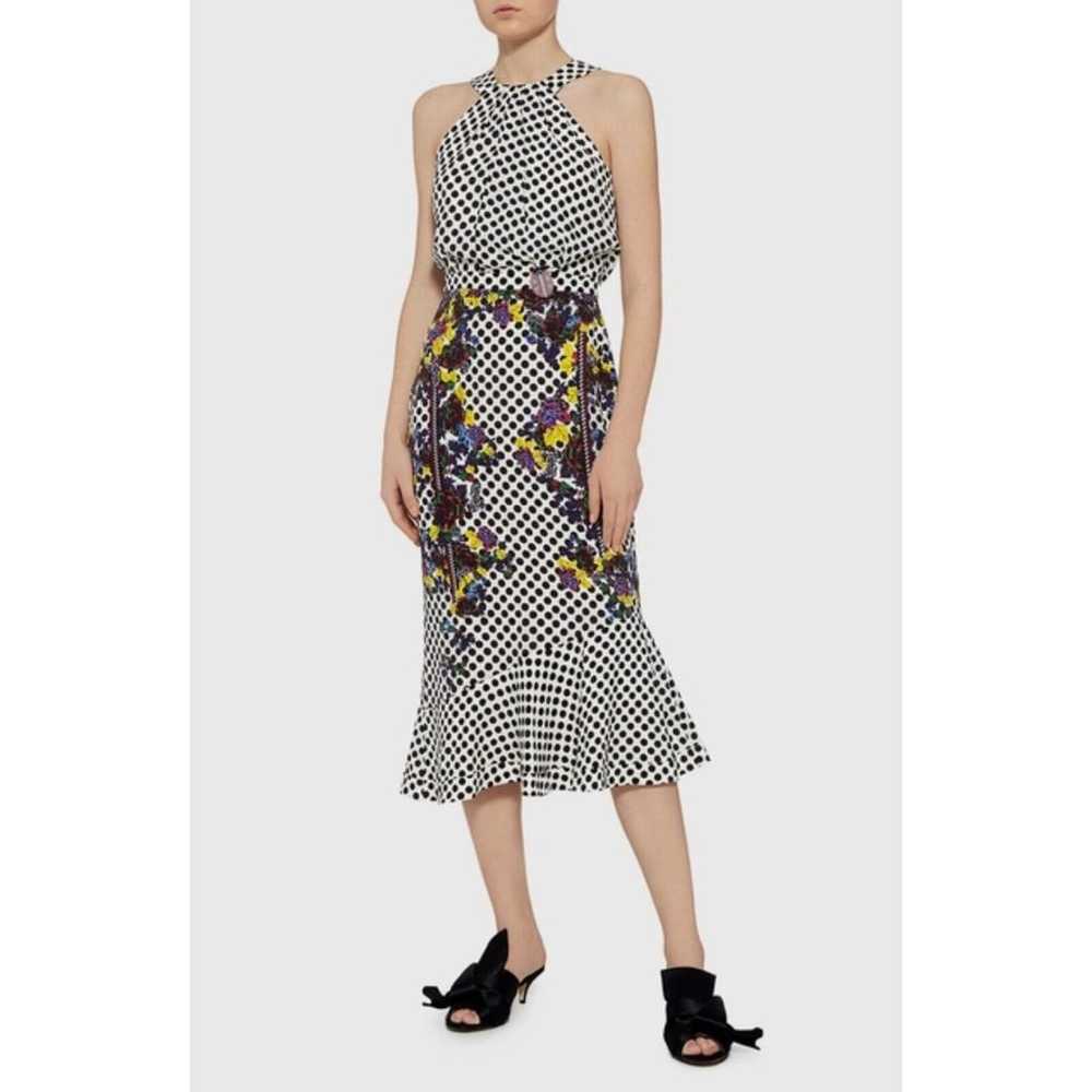 SALONI Tuckernuck Polka Dot Floral Midi Dress Wom… - image 5