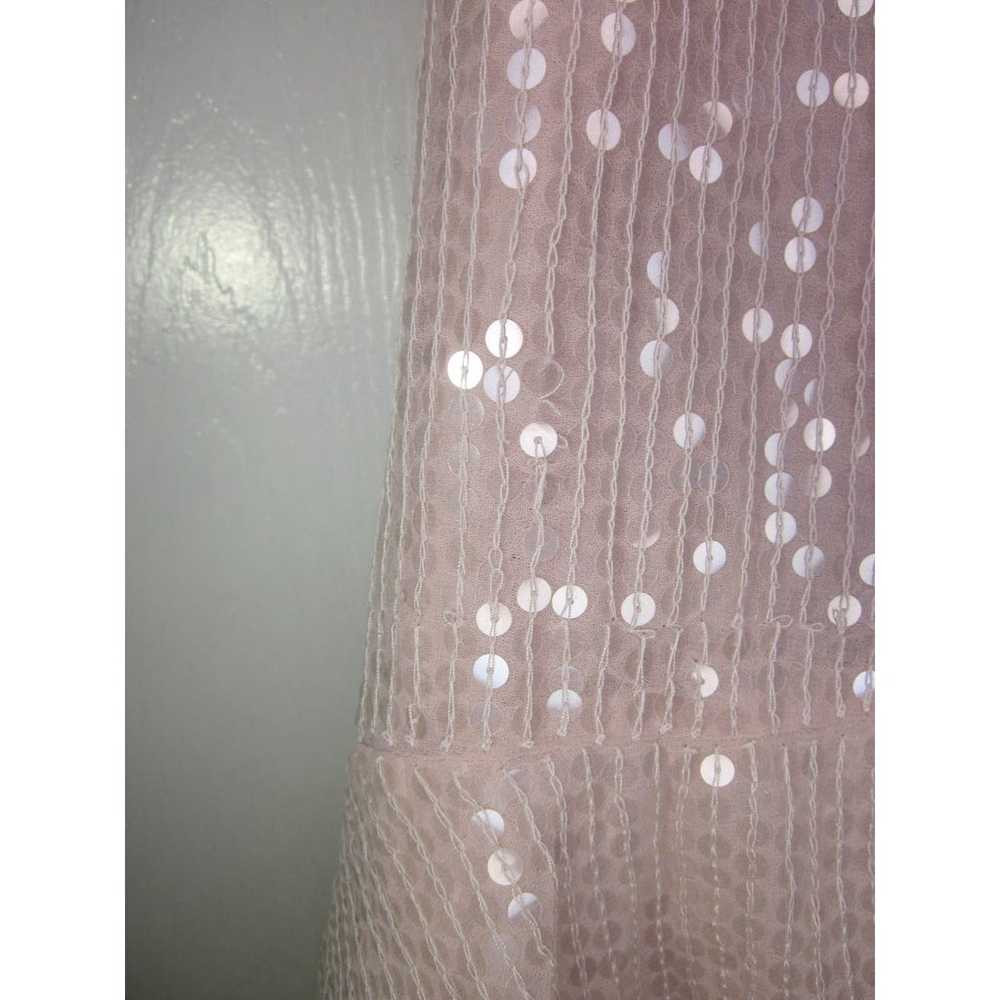 Mac Duggal sz 4 style #10796 clear sequin pink sp… - image 3