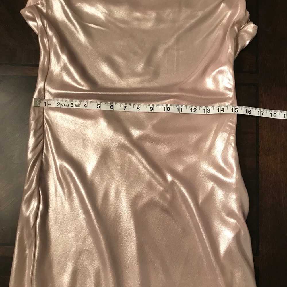 NWOT House of CB Champagne Silver Leia Backless S… - image 9