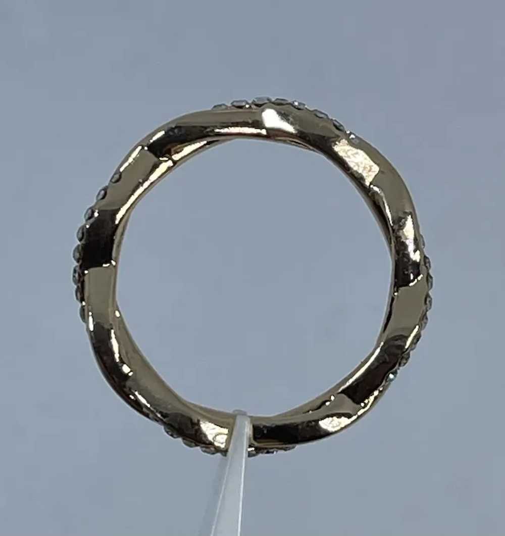14k Diamonds Ring, Handcrafted, Free Resize - image 2