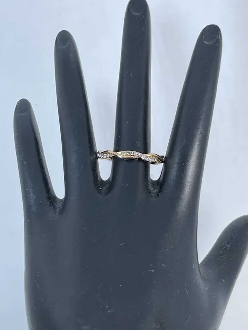 14k Diamonds Ring, Handcrafted, Free Resize - image 5