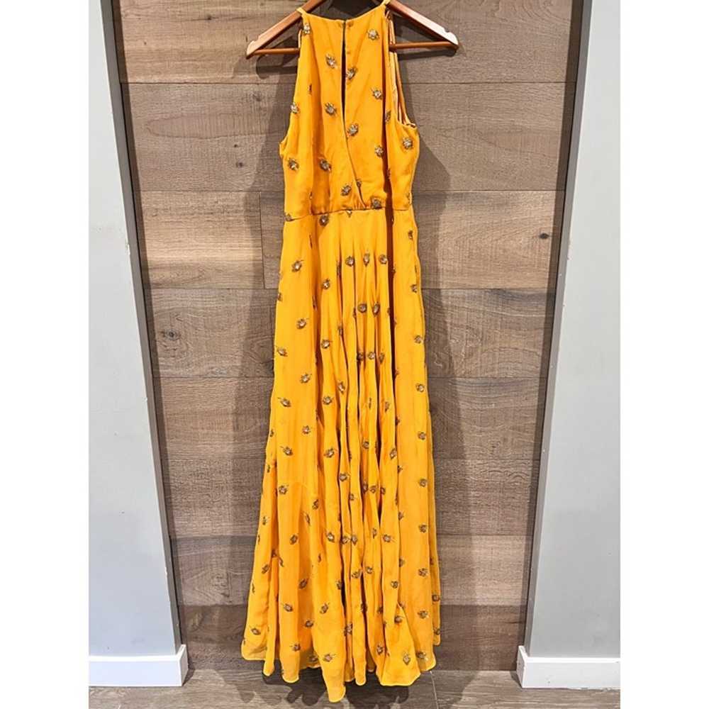 NEW SANI Nila Anarkali yellow maxi dress size M - image 6