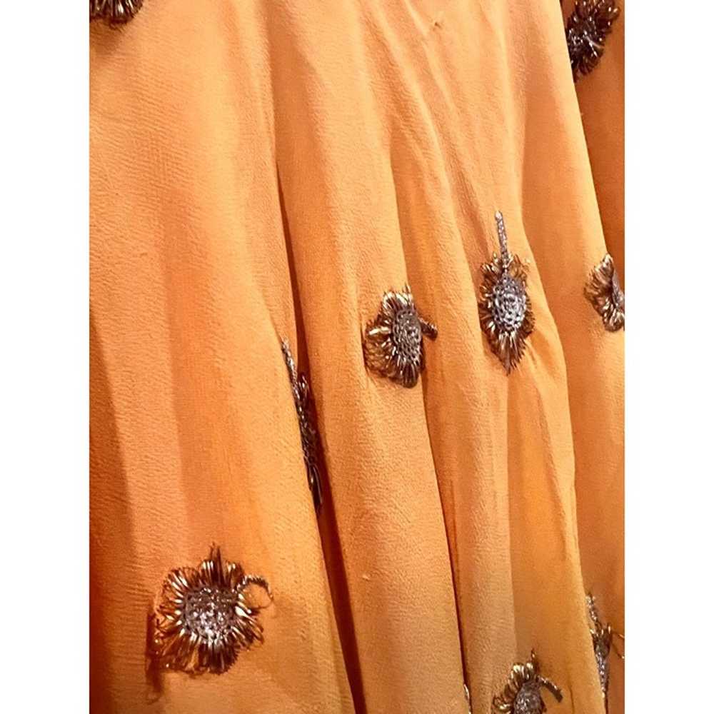 NEW SANI Nila Anarkali yellow maxi dress size M - image 7