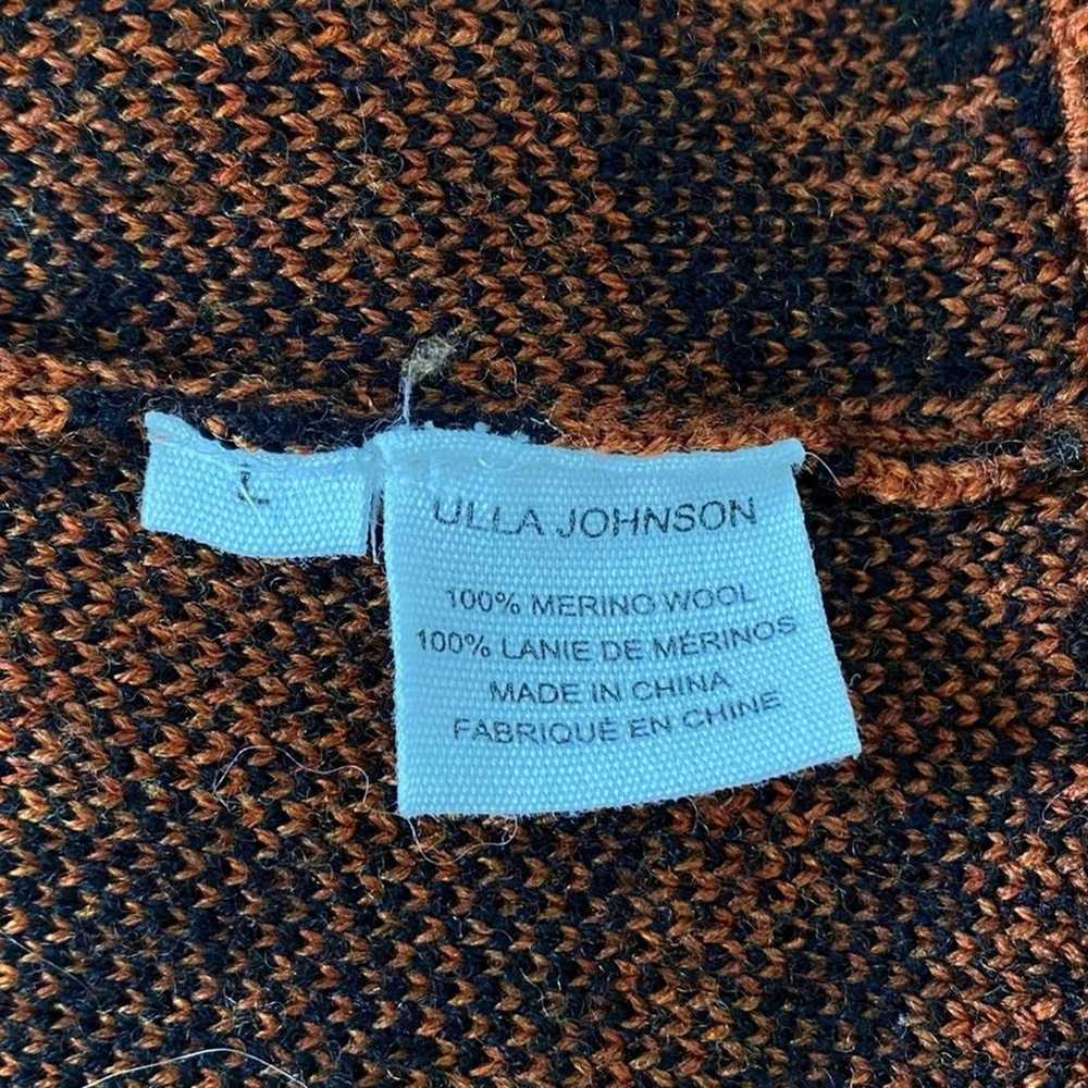 Ulla Johnson Joni Zebra Print Merino Wool Knit Mi… - image 3