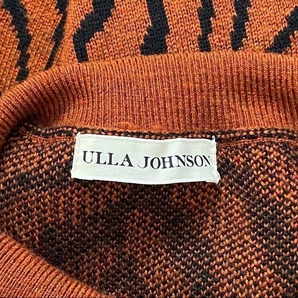 Ulla Johnson Joni Zebra Print Merino Wool Knit Mi… - image 4