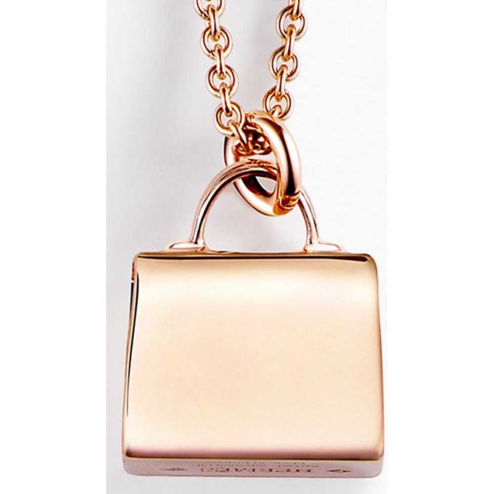 Hermès Amulette pink gold necklace - image 7