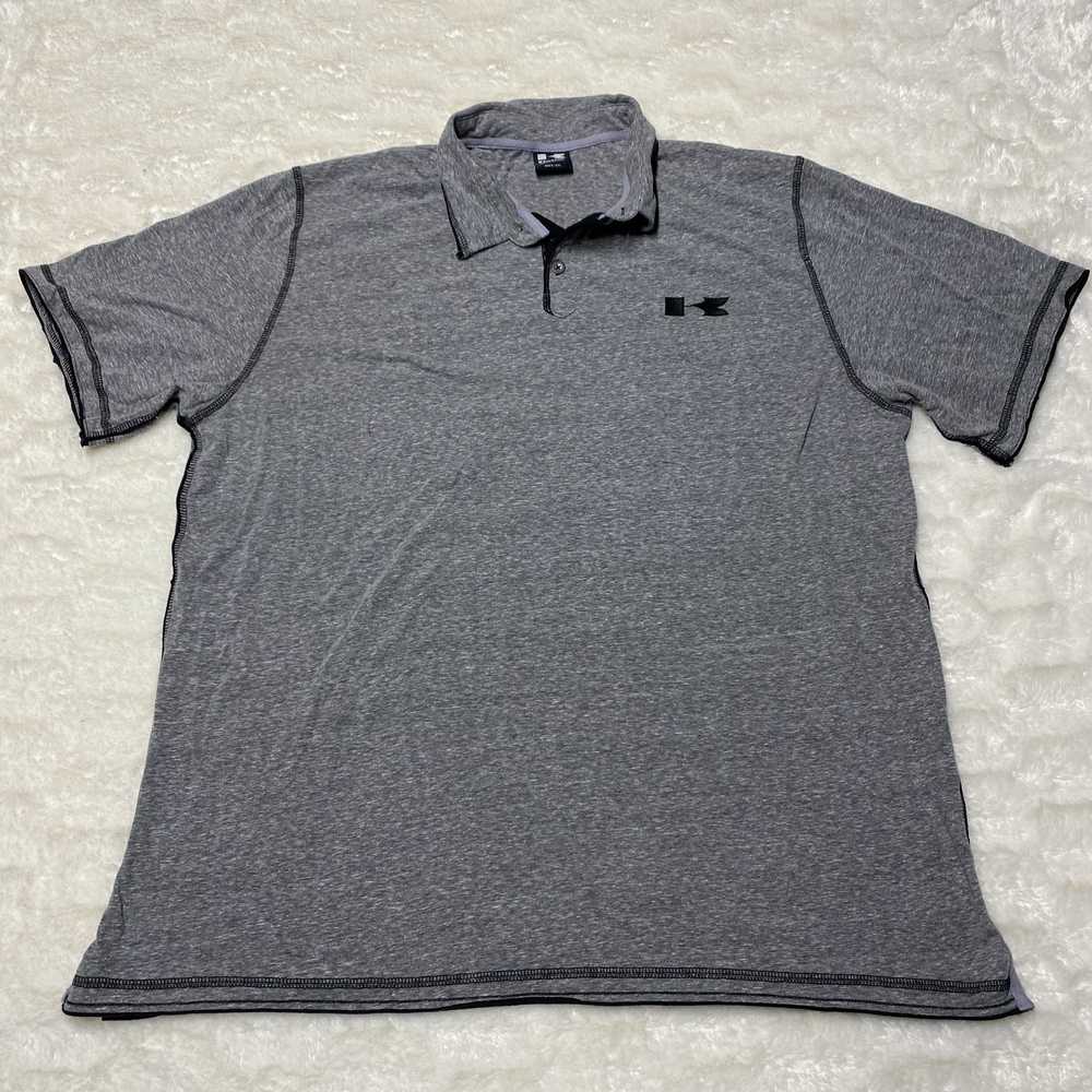 Kawasaki Polo Shirt Men's Size 2XL Gray Collared … - image 1