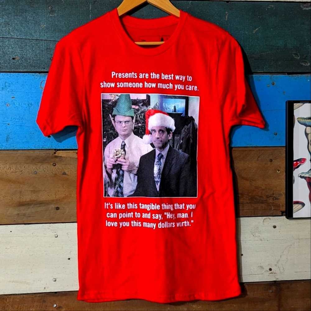 Ripple Junction Men's The Office Christmas Tshirt… - image 1