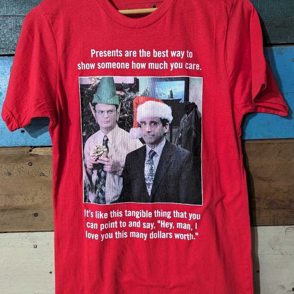 Ripple Junction Men's The Office Christmas Tshirt… - image 2