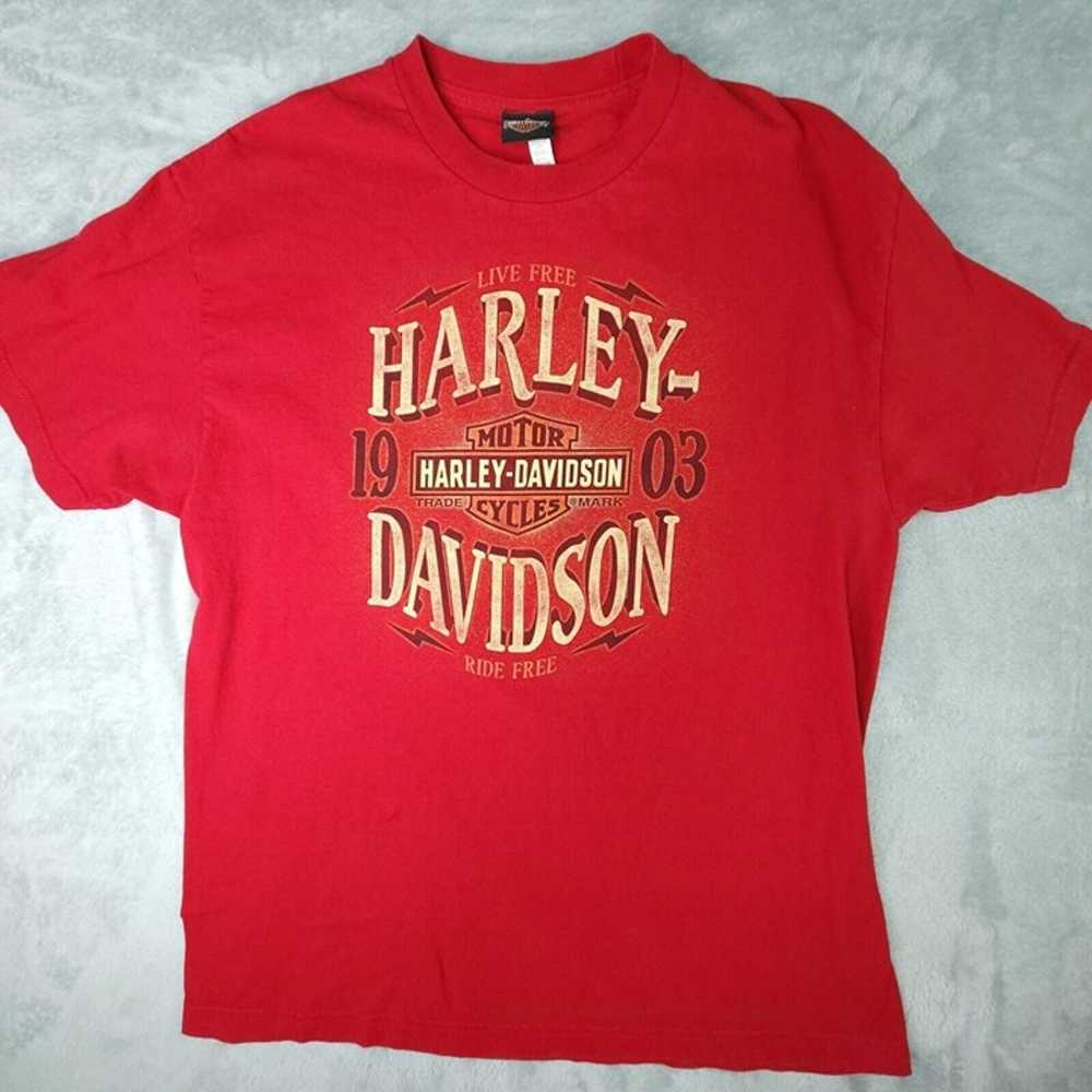 Harley Davidson Shirt Triple S Mountainfest Men X… - image 2