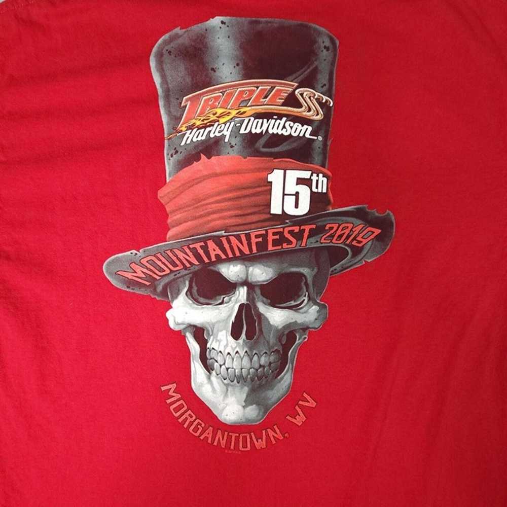 Harley Davidson Shirt Triple S Mountainfest Men X… - image 4