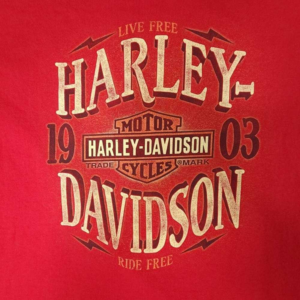 Harley Davidson Shirt Triple S Mountainfest Men X… - image 5