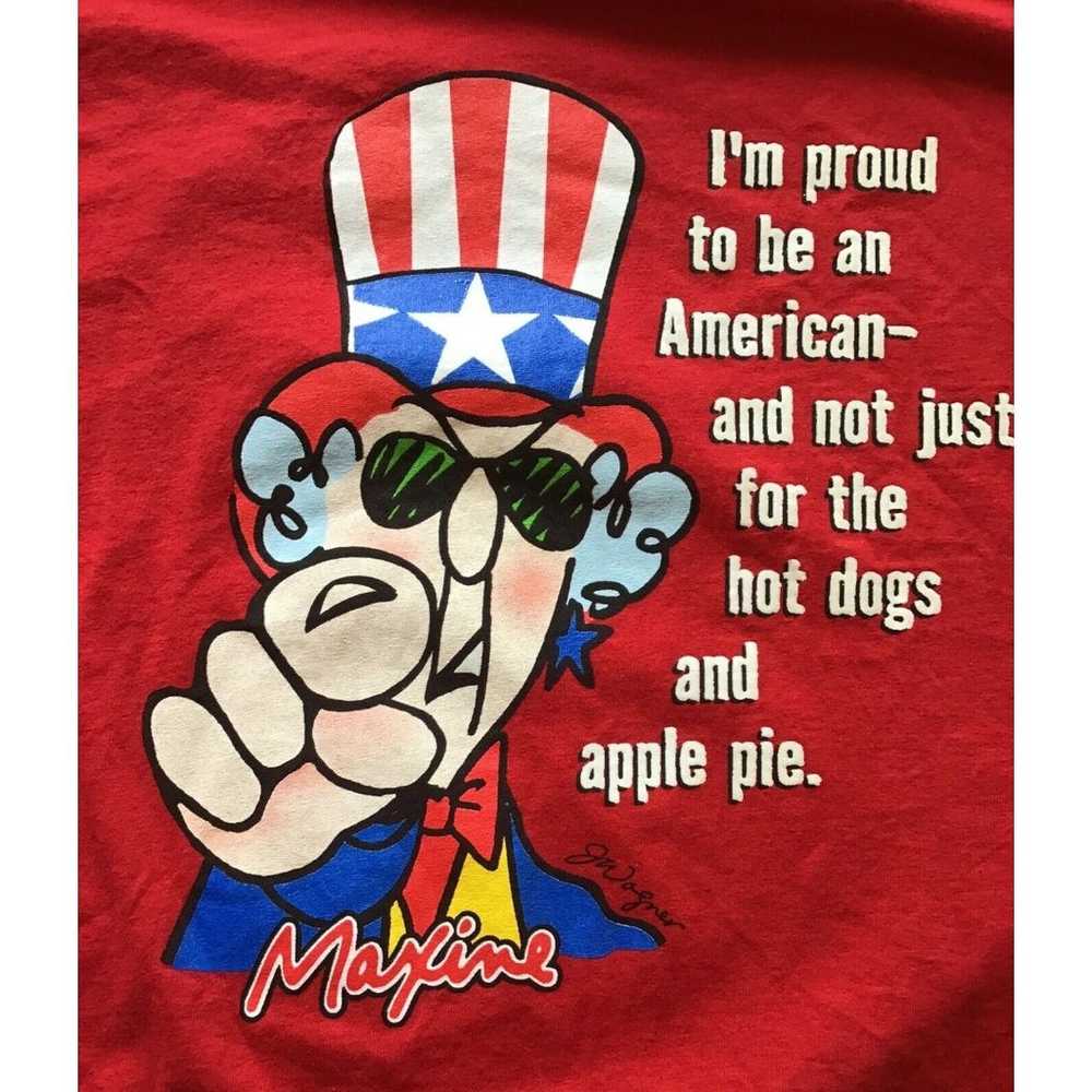 Maxine Proud To Be An American Licensed T-Shirt, … - image 1