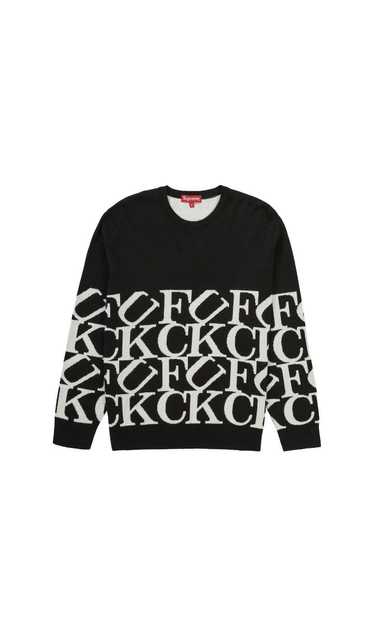 Supreme Supreme Fuck Sweater Black Size XL