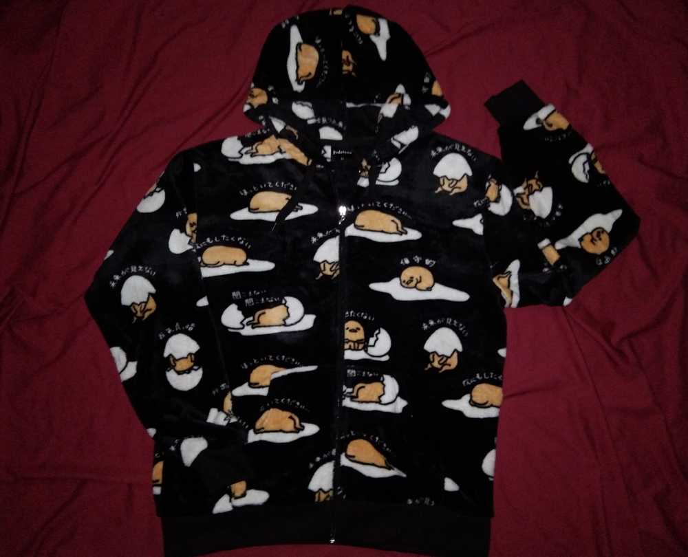 Japanese Brand 🍳Sanrio Gudetama fleece hoodie AO… - image 1