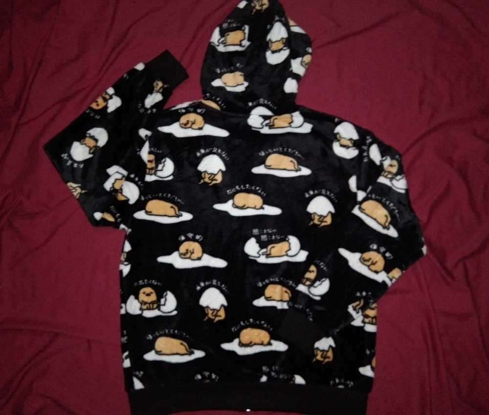 Japanese Brand 🍳Sanrio Gudetama fleece hoodie AO… - image 2