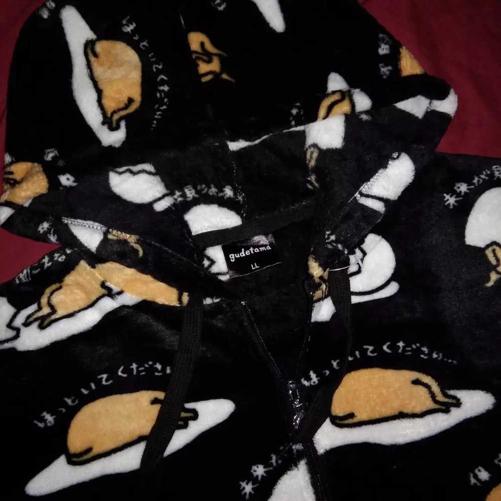 Japanese Brand 🍳Sanrio Gudetama fleece hoodie AO… - image 4