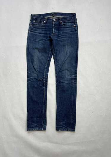 パンツ 90s A.P.C. Straight Slacks Vintage BLACK Standard jeans | Japanese Raw Selvedge Denim | A.P.C. Ready