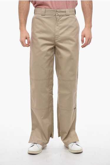 Palm Angels og1mm0524 Cotton Blend Pants in Beige