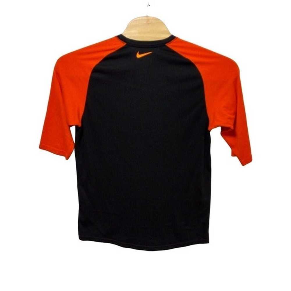 Nike Dri-Fit Men's Baseball Black-Orange Elbow Sl… - image 3