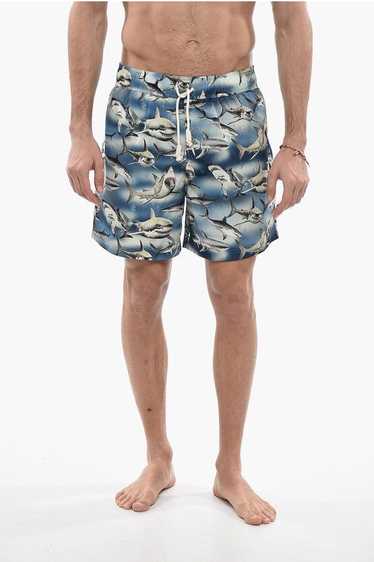 Palm Angels og1mm0524 Printed Swimshorts in Multic