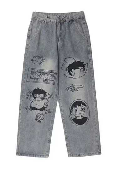 Japanese Brand × Vintage Streetwear denim jeans