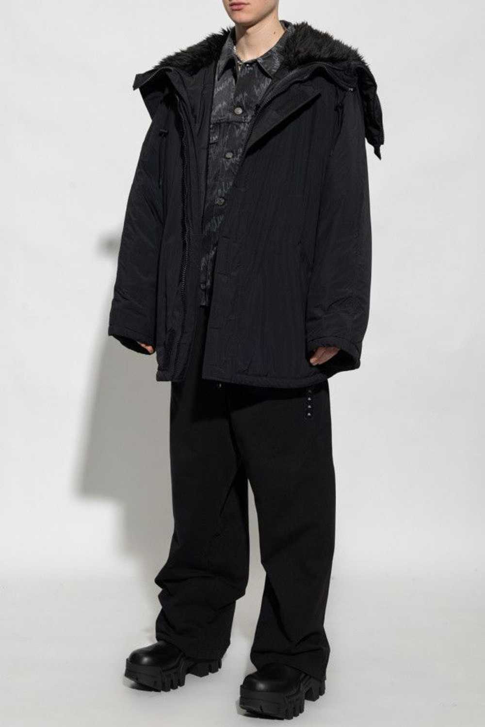 Balenciaga o1mt1gz0524 Hooded Parka in Black - image 2