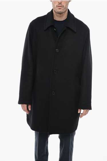 Palm Angels og1mm0524 Wool Blend Coat in Black - image 1