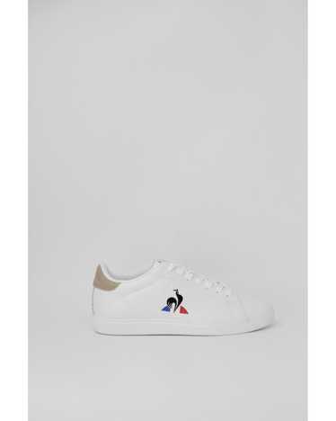 Le Coq Sportif Leather Lace-up Sneakers with Rubb… - image 1